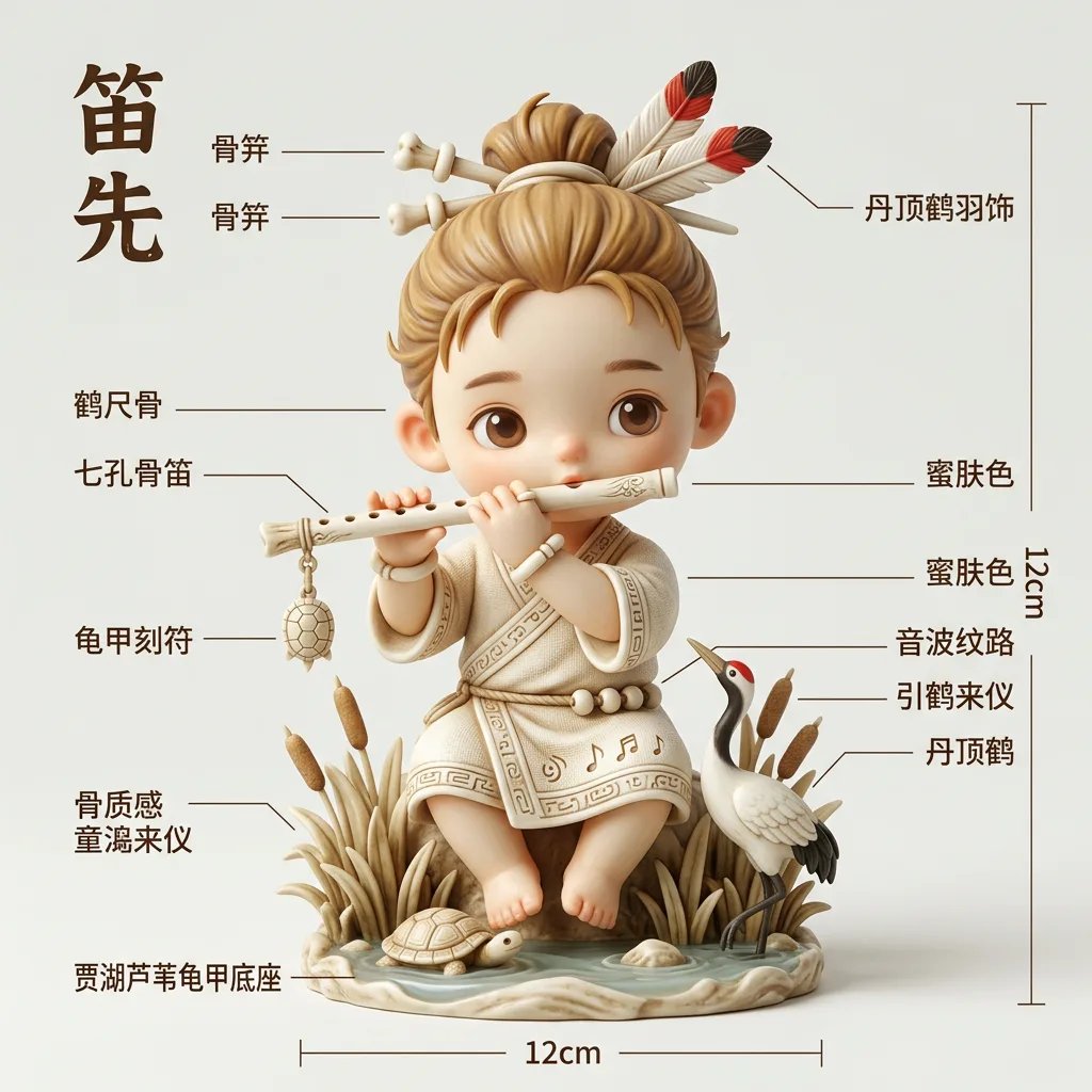 新石器·贾湖骨笛 · 笛先