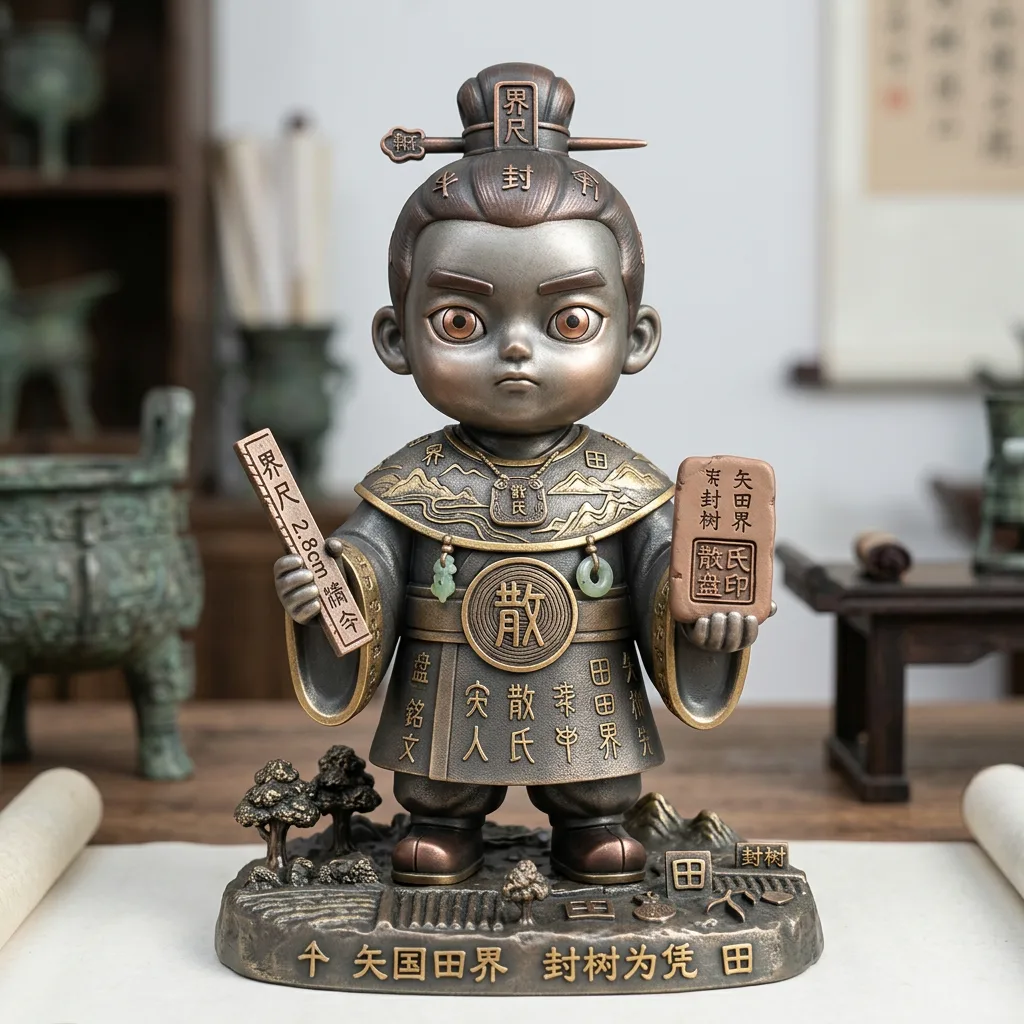 西周·散氏盘界 · 盘界