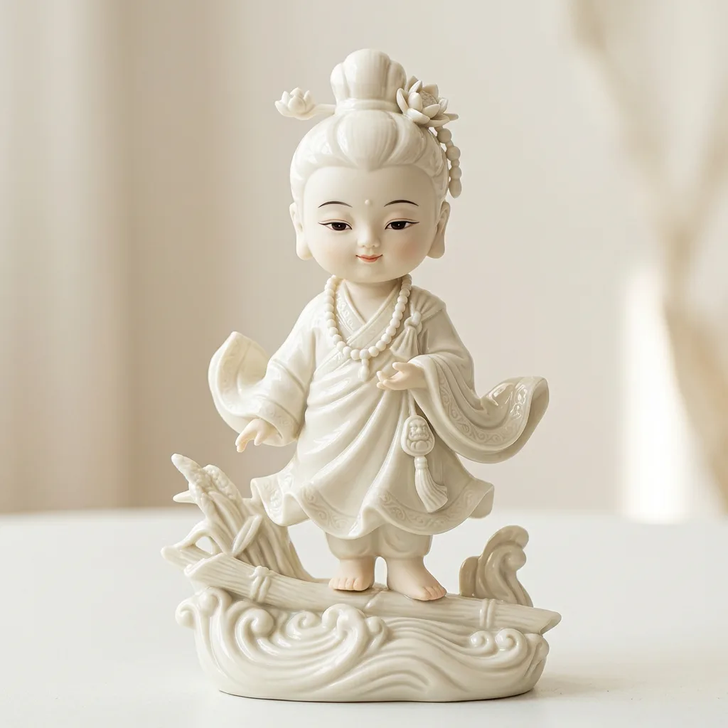 明·德化白达摩 · 白渡