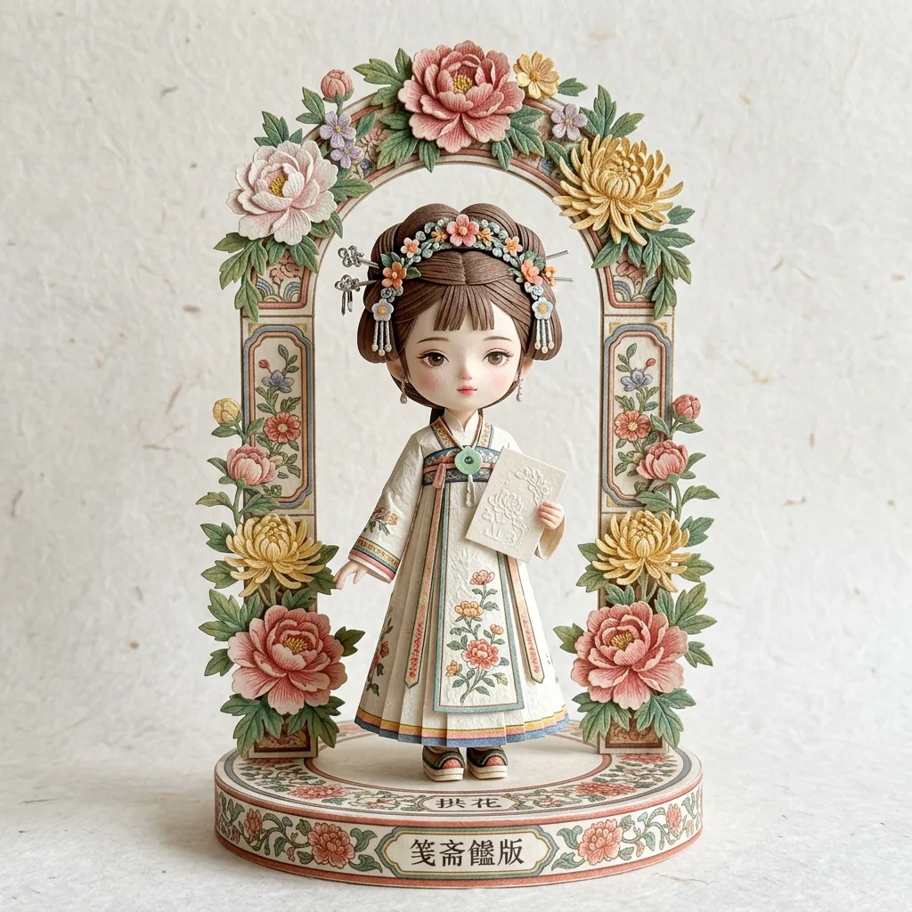 饾版·拱花叠彩 · 花拱