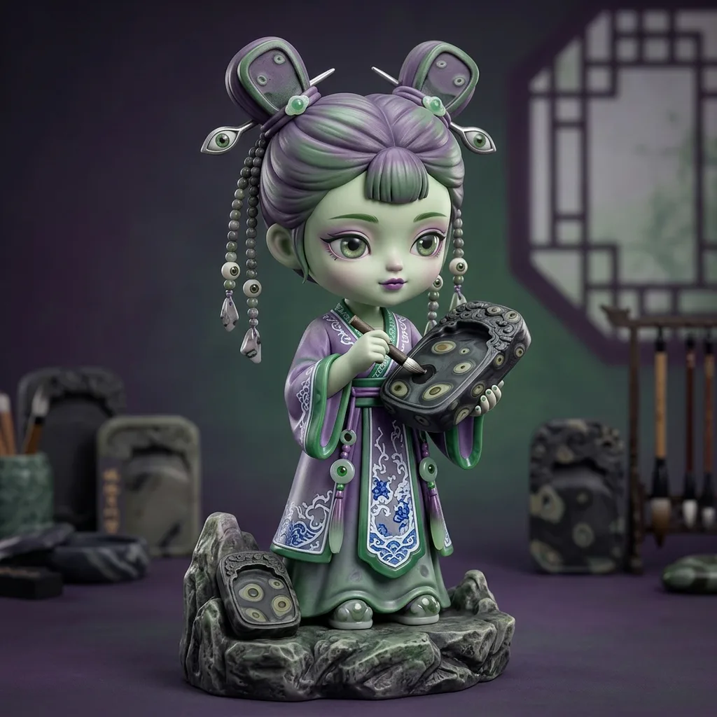 端砚·老坑石眼 · 砚端