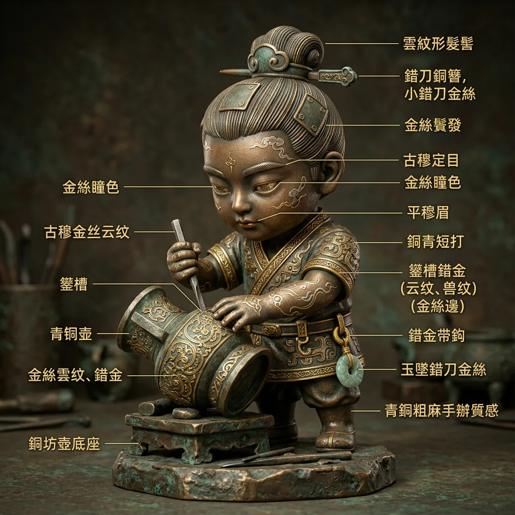 错金银·青铜嵌彩 · 错金