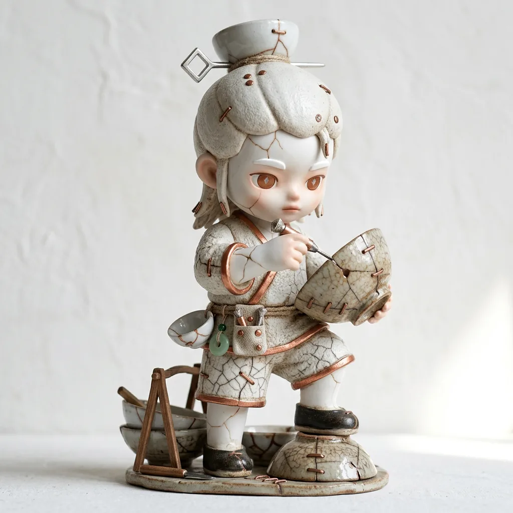 锔瓷·金刚补裂 · 瓷锔