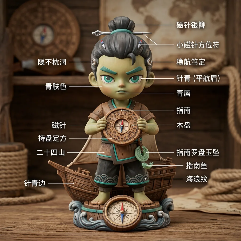 罗盘·磁针定方 · 盘罗