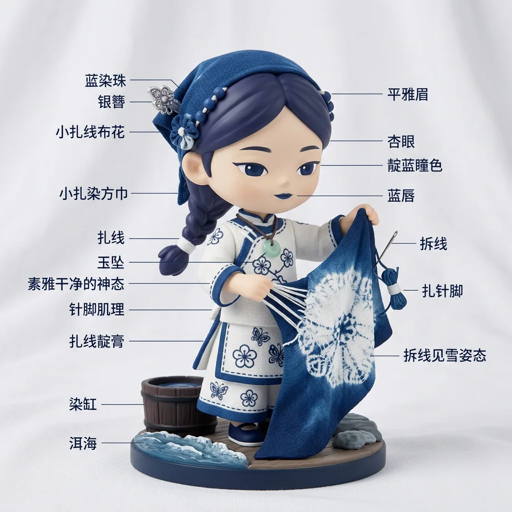扎染·苍山蓝雪 · 染苍